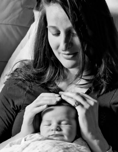 Shooting naissance par Justine Darmon