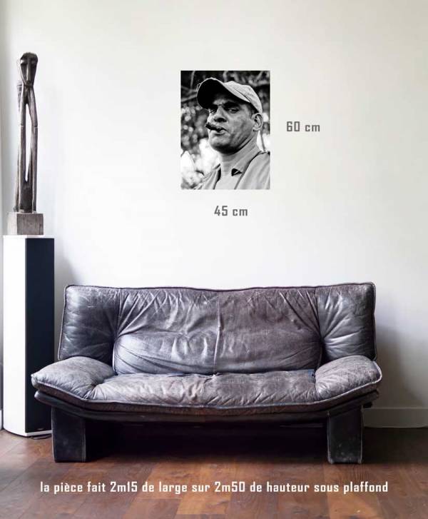 Le Fumeur de havane-tirage en situation-45 x 60- Cuba, au delà des couleurs par Justine Darmon