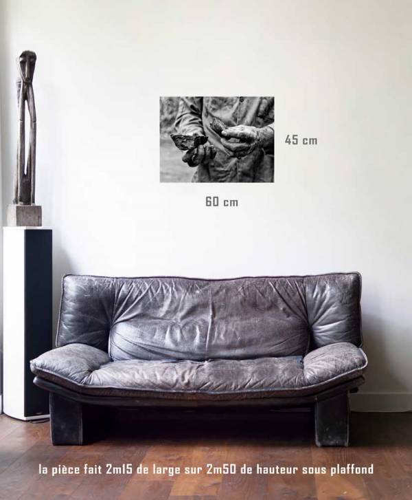 Le fruit du travail-tirage en situation-45 x 60- Cuba, au delà des couleurs par Justine Darmon