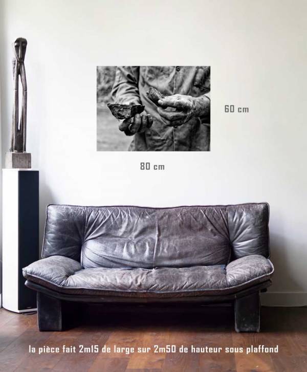 Le fruit du travail-tirage en situation-80 x 60- Cuba, au delà des couleurs par Justine Darmon