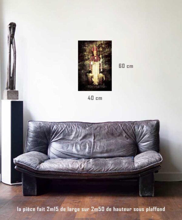 Photographie issue de la série Les lames de l'Âme par Justine Darmon mise en situation