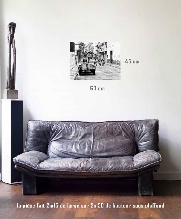 Le saut de l'ange-tirage en situation-45 x 60- Cuba, au delà des couleurs par Justine Darmon