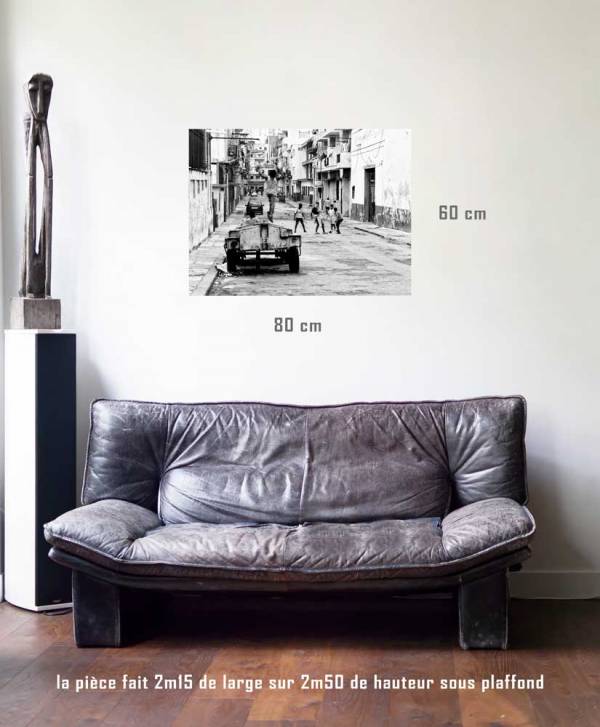 Le saut de l'ange-tirage en situation-60 x 60- Cuba, au delà des couleurs par Justine Darmon