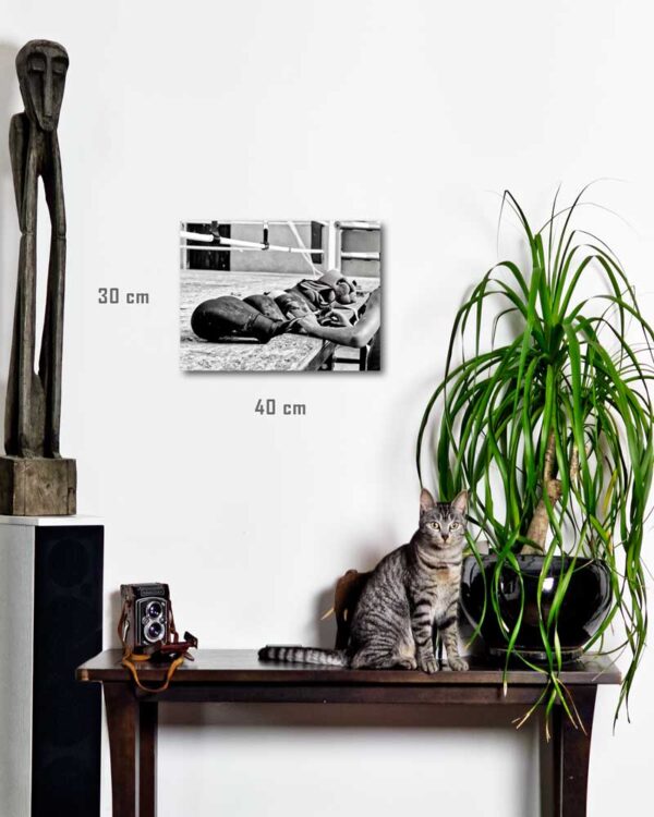 Série Evasion par Justine Darmon | tirage en situation