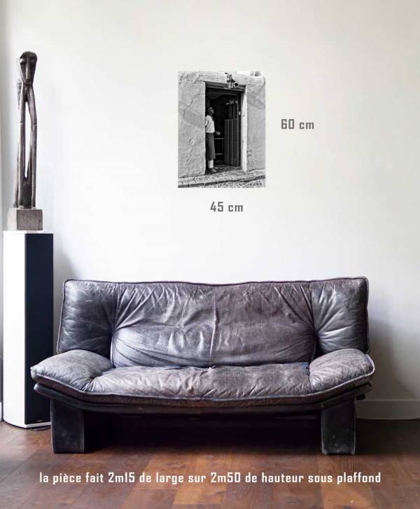 Ombre et lumière ( Homme)-tirage en situation-45 x 60- Cuba, au delà des couleurs par Justine Darmon