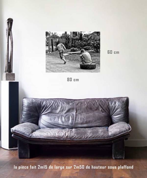 Le traineau-tirage en situation-80 x 60- Cuba, au delà des couleurs par Justine Darmon