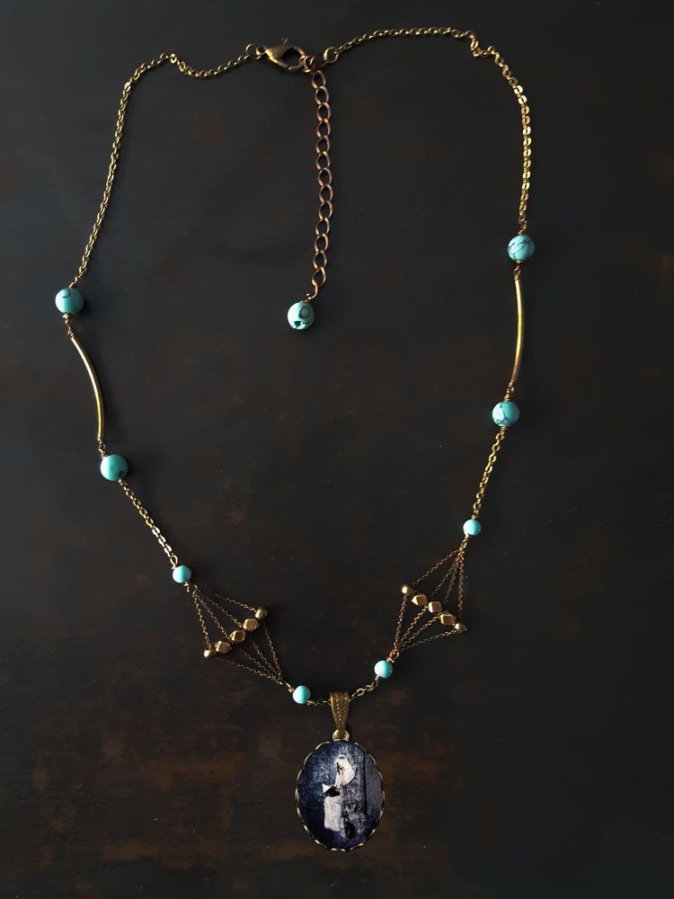 Collier N 1 (petit pendentif), Les bijoux des Lames – Image 3