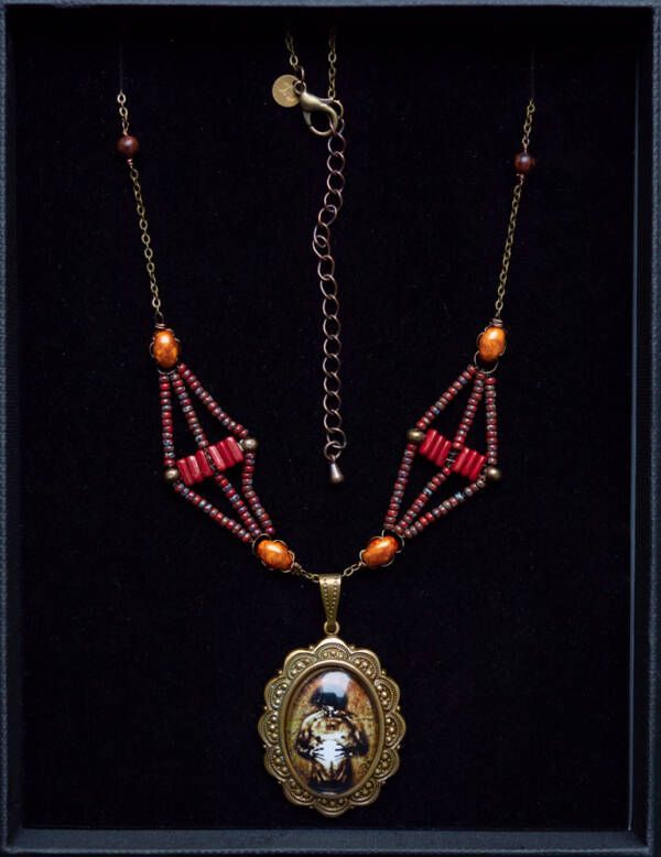 Collier n3, les bijoux des lames du tarot par Justine Darmon